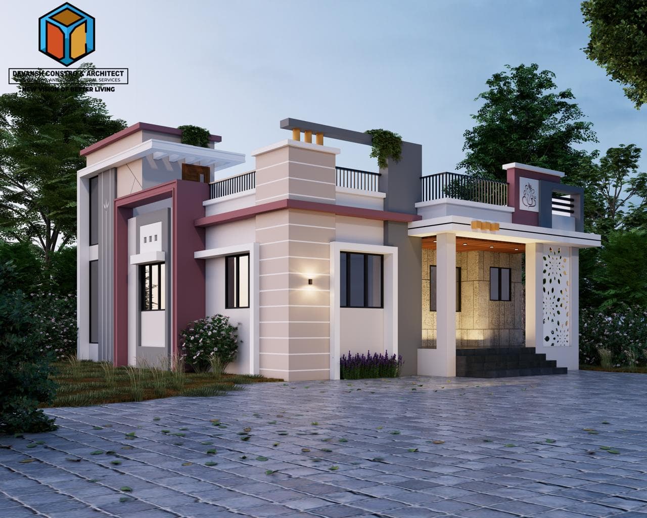 Residential project with landscaped exterior in Pune