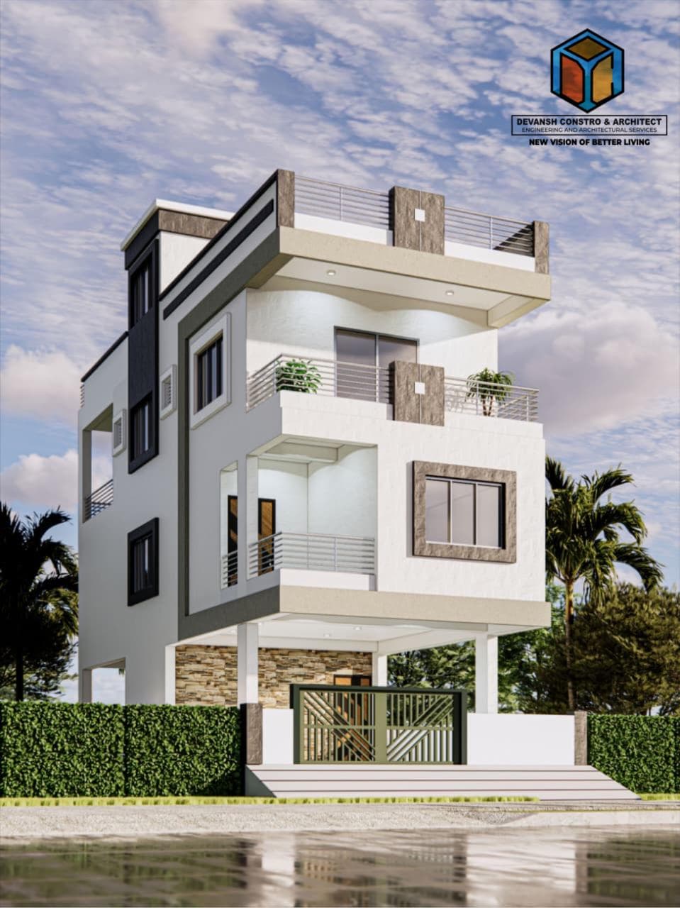 Renovated residential building project in Pune