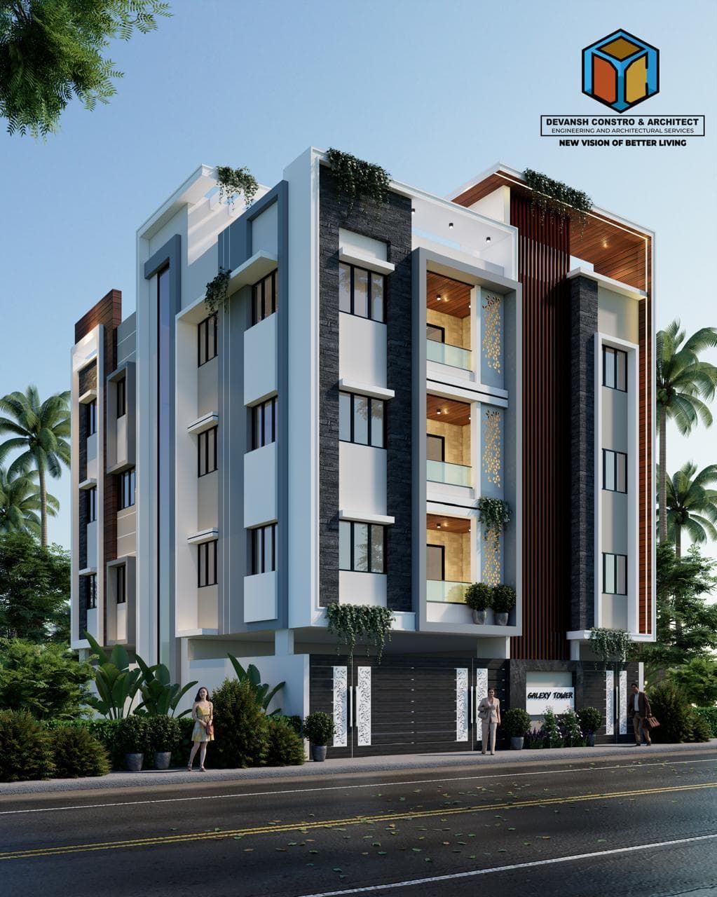 Residential and commercial development in east Pune